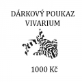 Dárkový poukaz Vivarium 1000 Kč